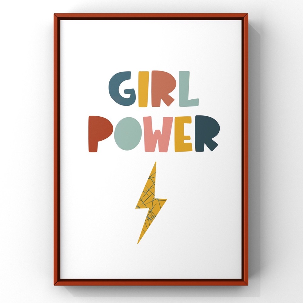 ✨Art Print✨Girl Power, Original Illustration, Kids Wall Art, Nursery Art
